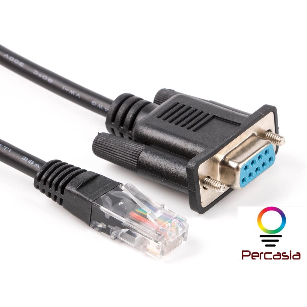 NIC 1.5m Console Cable RJ45 to RS232 DB9 Cable for Network Switch Dell