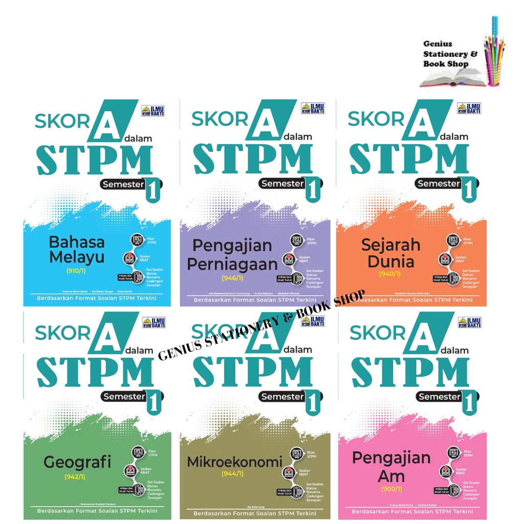 Buku Latihan Skor A Dalam Stpm Semester 1 2023 Shopee Malaysia