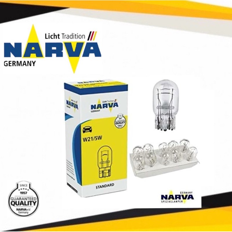 17919 Narva 12V W21/5W W3X16Q T20 (Double) Conventional Interior Light