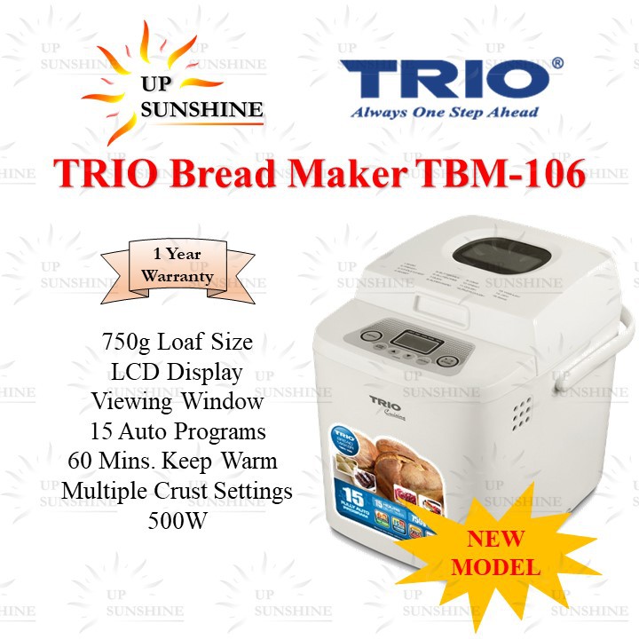 TRIO Bread Maker TBM-106