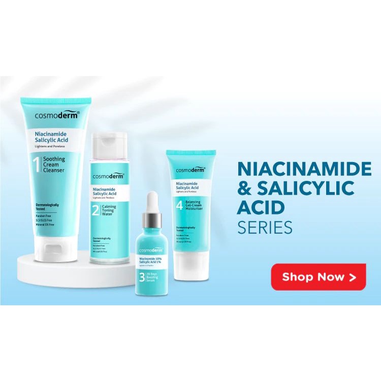 COSMODERM NIACINAMIDE & SALICYLIC ACID | Shopee Malaysia