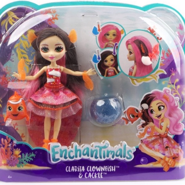 enchantimals clarita clownfish