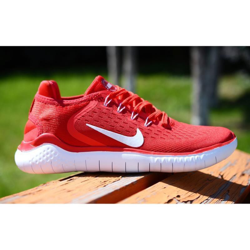 Nike Free Rn 18 Sports Shoes Running Shoes Red And White 2 Shopee Malaysia