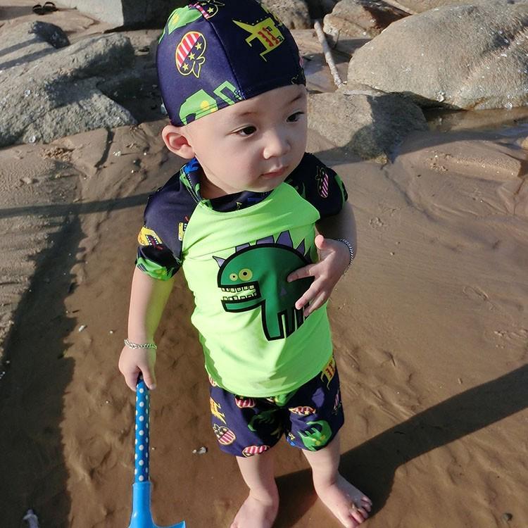 3 Pieces 2 13Y Boys Kids Swimming  Suit  Baby Swimsuit  