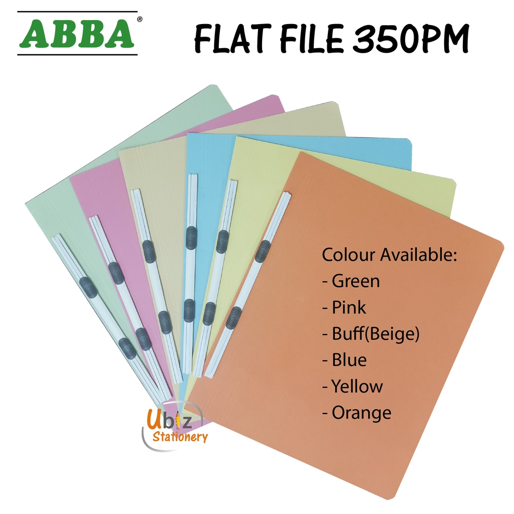 ABBA MEGA Manilla Flat File with fastener plastic (350PM) /Spring ...
