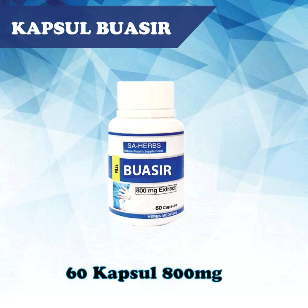 Ubat Buasir/ Hemorrhoids baru 800mg = Ramuan Herbal  Shopee Malaysia