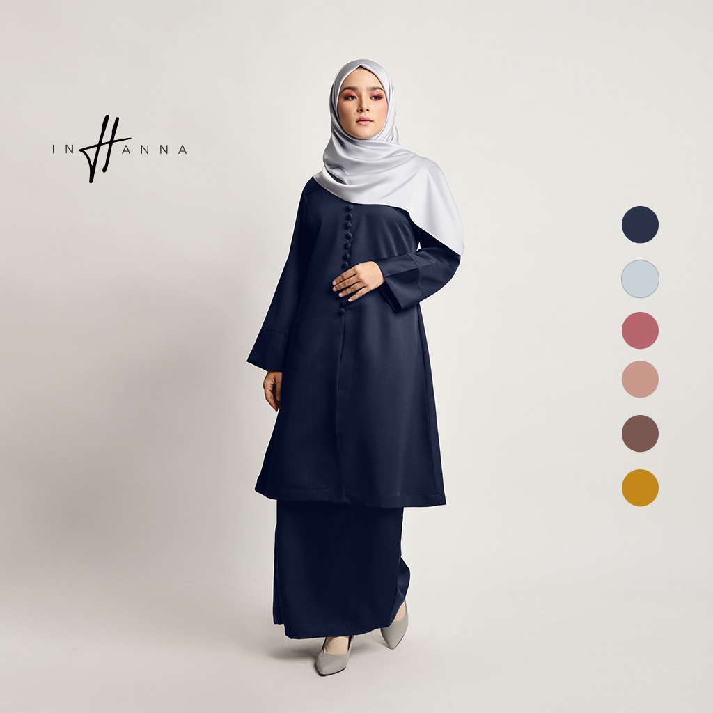 INHANNA Damiaa Buttoned Kebaya Modern | Shopee Malaysia