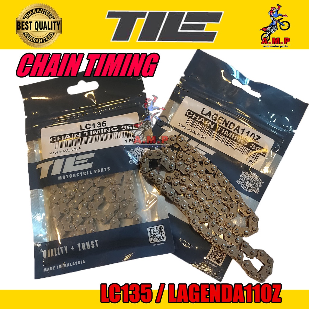 TIE RACING KING TIMING CHAIN YAMAHA SRL110 LAGENDA 86L / LC135 96L STD