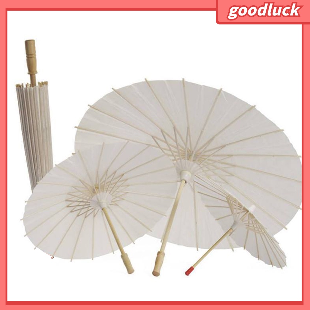 [GOODLU] Chinese Vintage DIY Paper Umbrella Wedding Decor Photo Shoot Parasol Dance Props