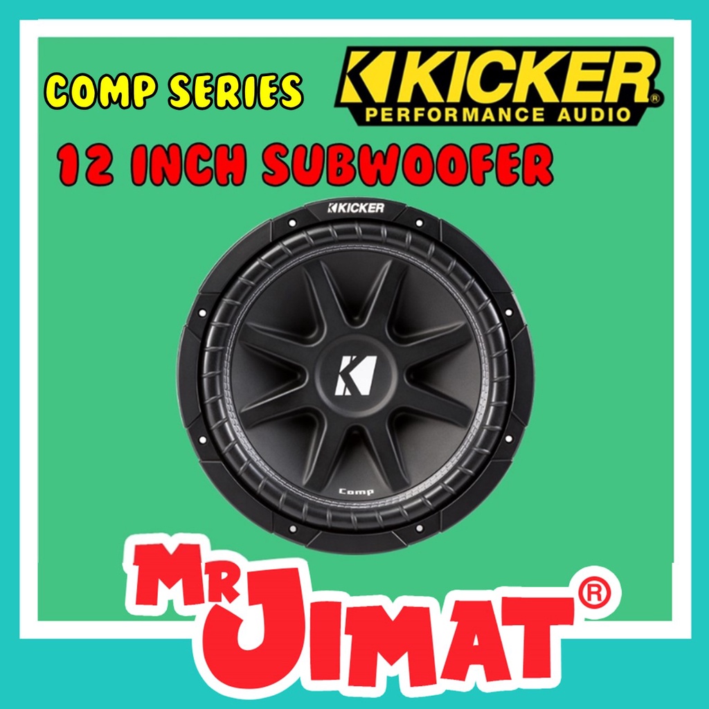KICKER COMP 300W 12 INCH SUBWOOFER SVC 4 OHM, 43C124 Shopee Malaysia