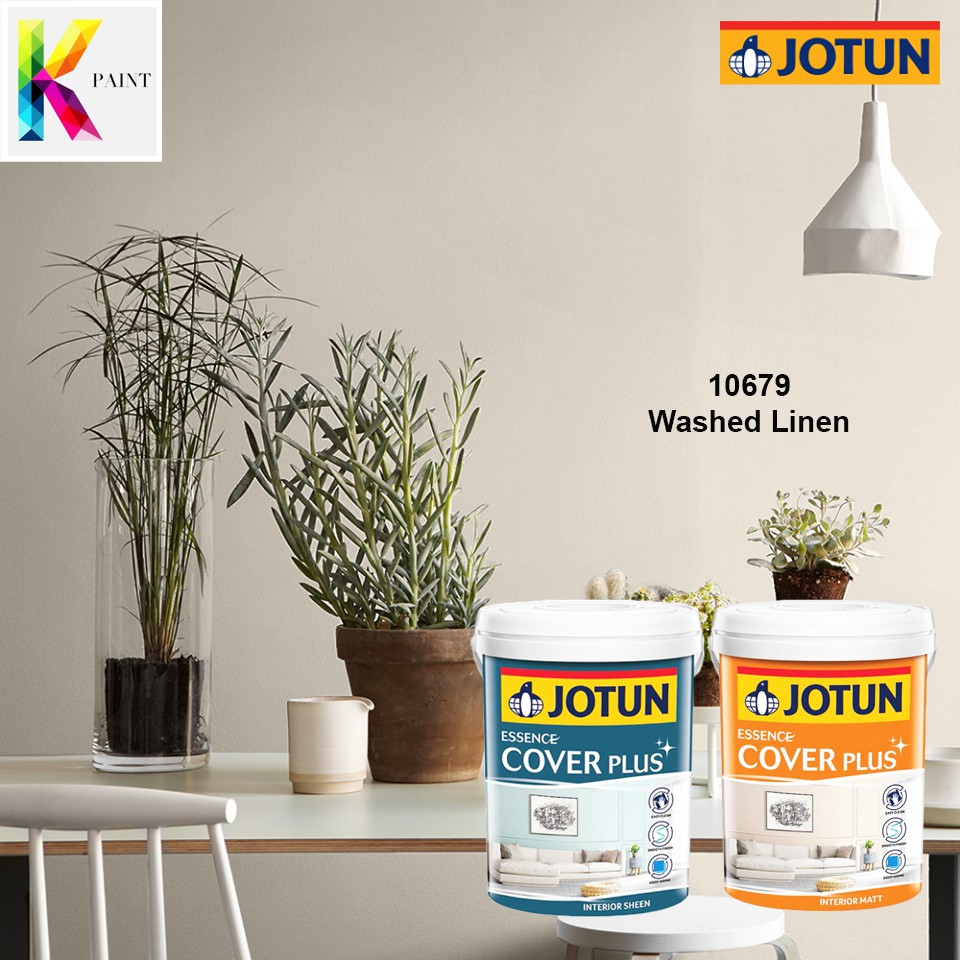 Jotun Easy Clean wall Paint 10679 Washed Linen 1Liter Shopee Malaysia