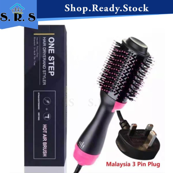 SRS_Original Guarantee Hair dryer 3 in 1 negative ion hot air dryer curly hair straight hair style One Step