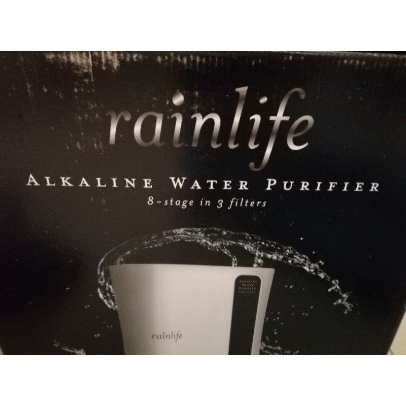 Rainlife Alkaline Water Purifier 100 Brand New 8 stage 3 filters