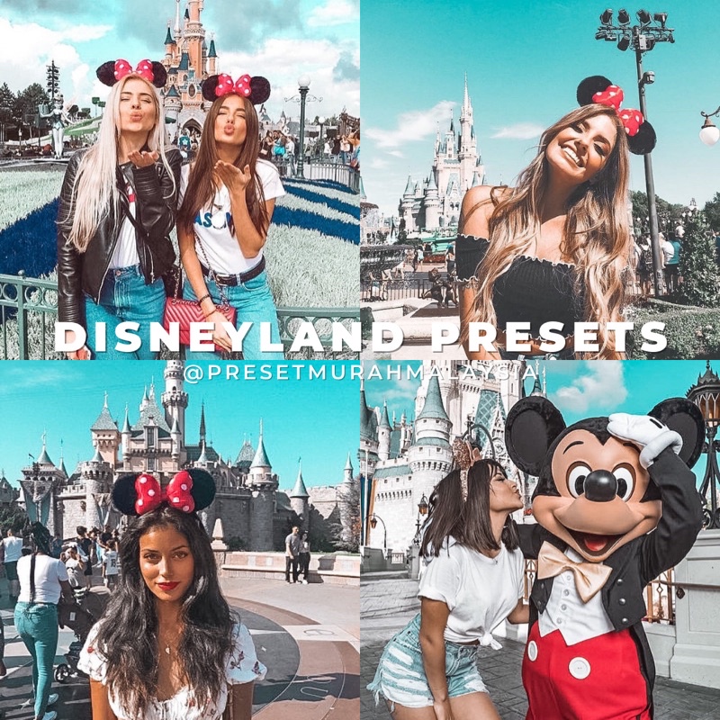 LR ] 4 Disneyland Lightroom Mobile Presets | Filter [ iOS l Android ] |  Shopee Malaysia