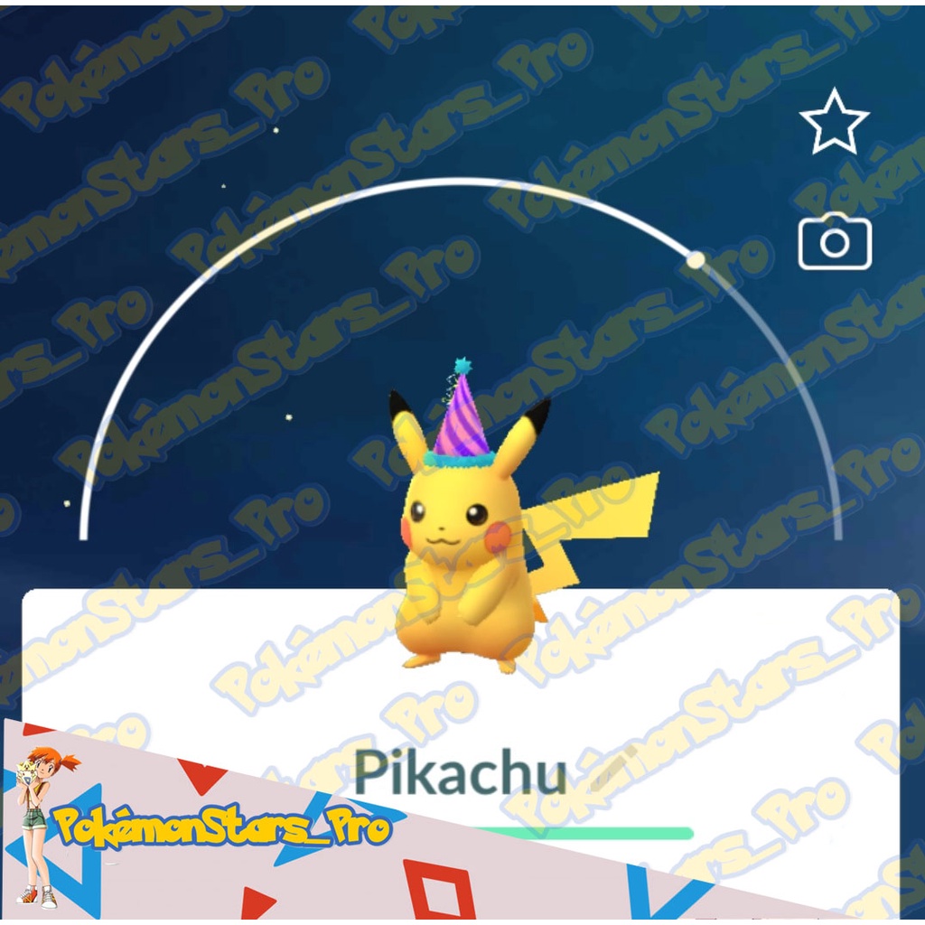 ❤Pokémon GO - Pikachu With Purple Party Hat Trade Service! [Event] ❤