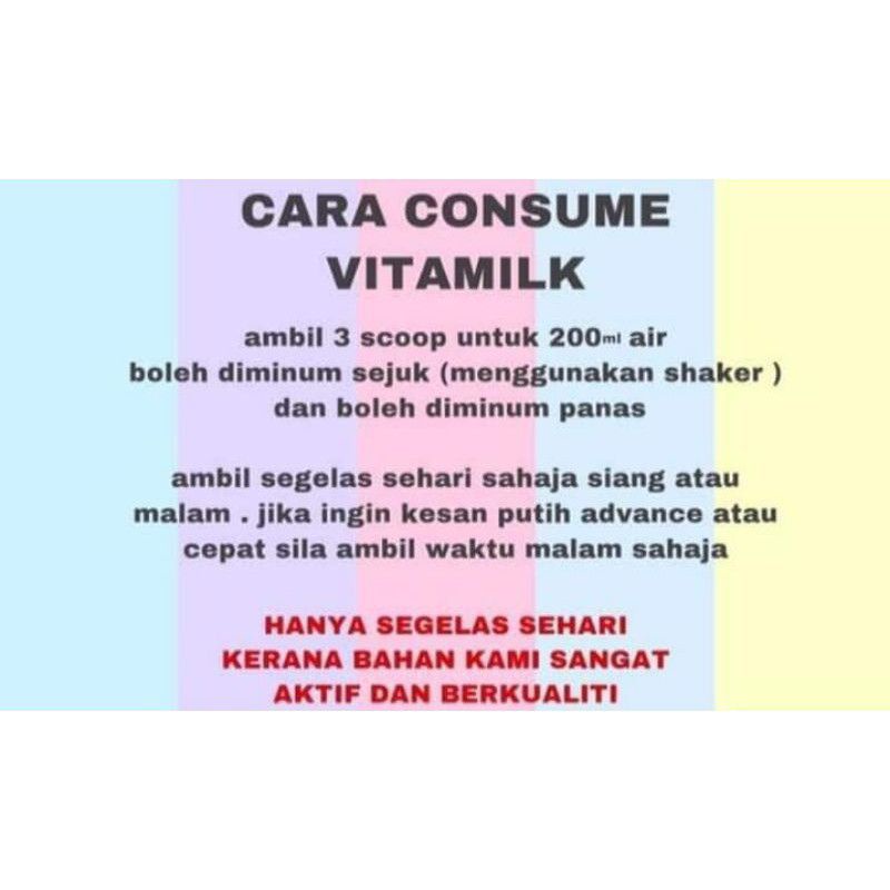 Tidak kkm vitamilk lulus atau Sentiasa Sihat