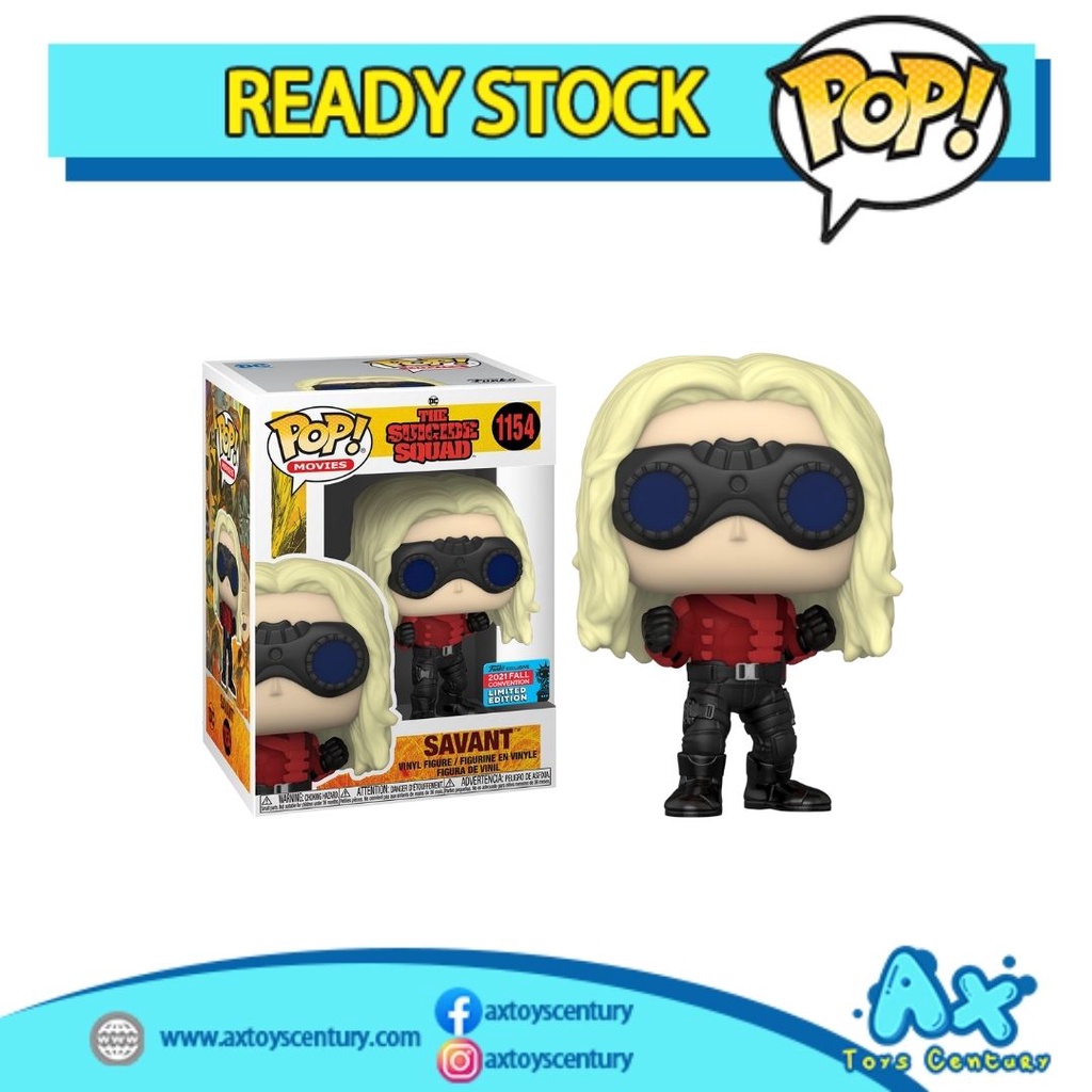 Funko Pop! Movies: The Suicide Squad - Savant #1154 Limited Edition 100% Genuine