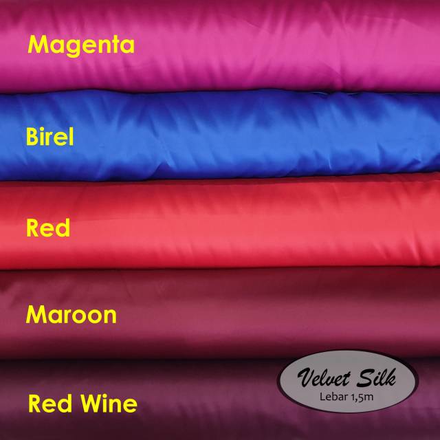 Velvet Fabric (price Per 0.5 Meters) | KAIN VELVET (HARGA PER 0,5 METER ...