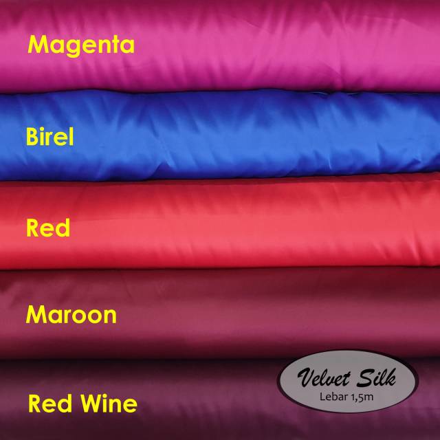 Velvet Fabric (price Per 0.5 Meters) KAIN VELVET (HARGA PER 0,5 METER