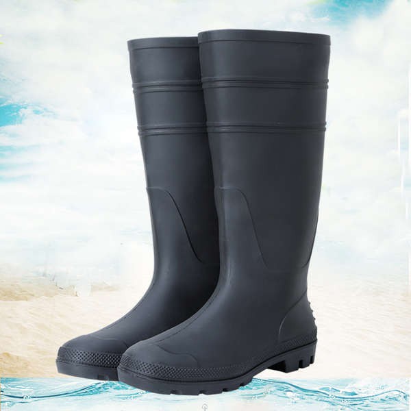 Rain Boots For Men, Waterproof Anti-Slipping Knee-high Rubber Boots For  Outdoor, Fishing Work And Garden Shoes, Galoshes Rubber Boots