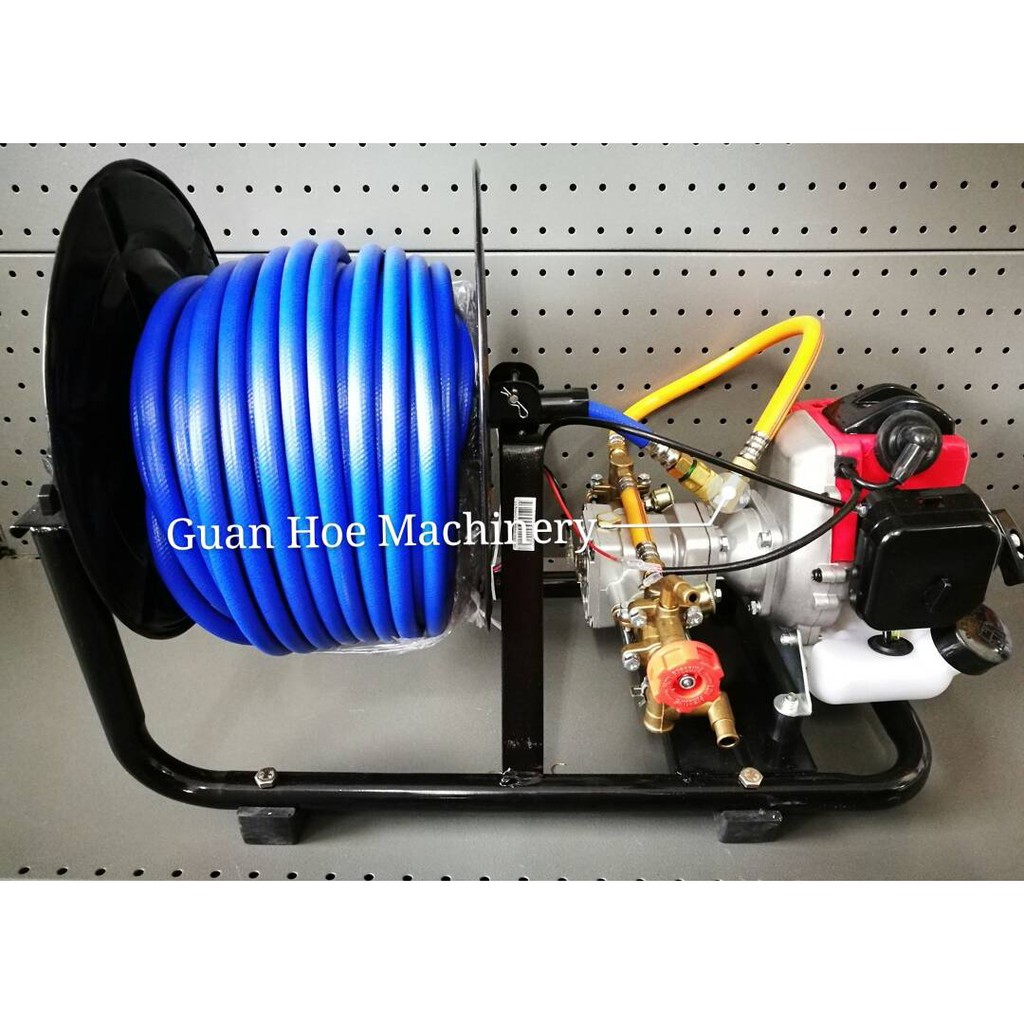 Vm868f Portable Power Sprayer Pump C W 30m Pressure Hose Pam Racun Ready Stock Shopee Malaysia