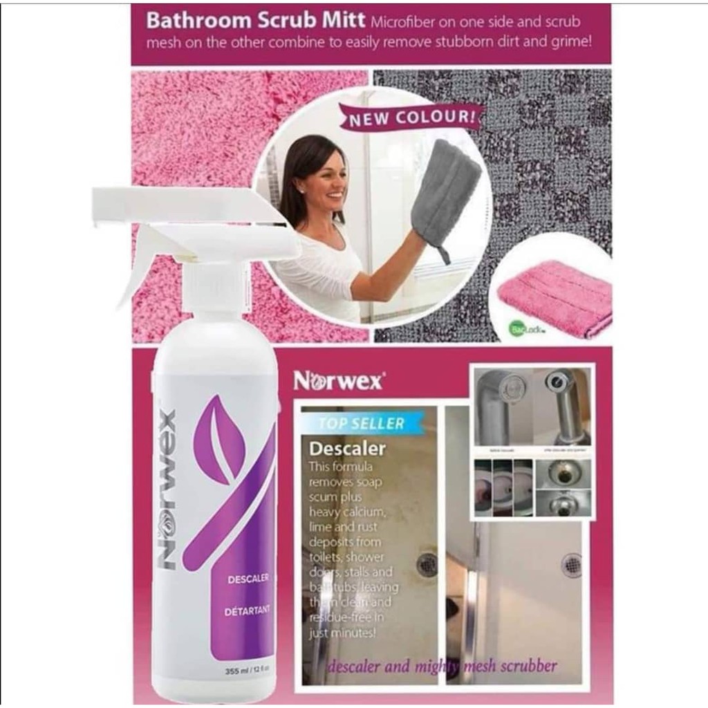 Norwex Bathroom Cleaning Set Shopee Malaysia