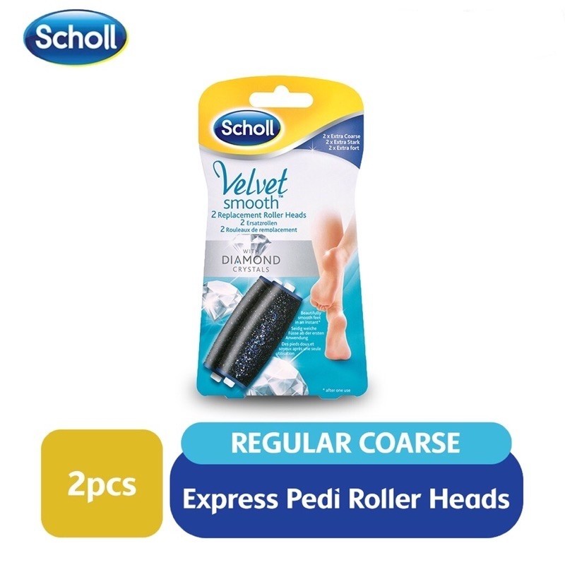 schuur Attent Razernij New Scholl Velvet Smooth Replacement Roller Heads for Foot File No Box |  Shopee Malaysia