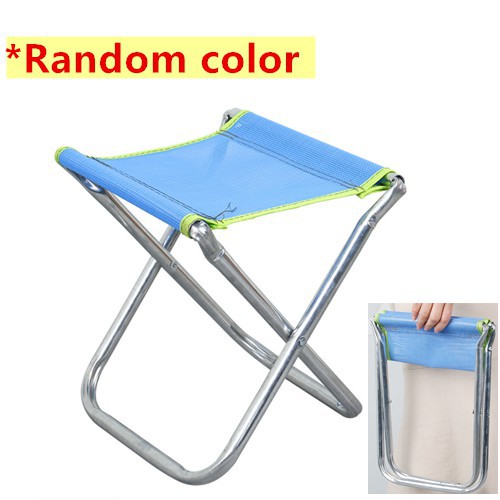 Small Outdoor Fishing Foldable Portable Picnic Chair Camping Random Color