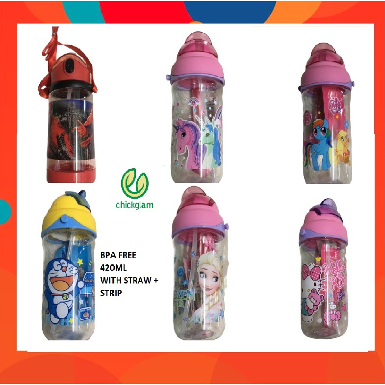  Botol Air Kanak  kanak  Kids Water bottle 420ML BPA FREE 