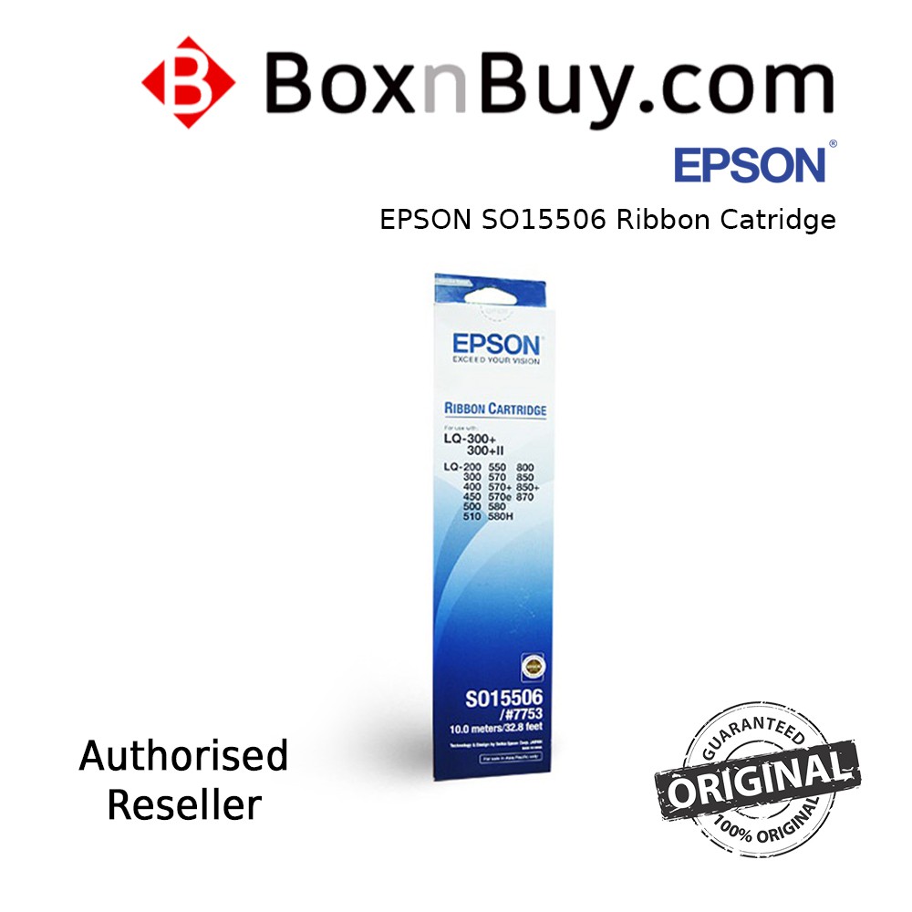 Epson Lq300 Lq 300 S015506 Ribbon Original Shopee Malaysia 