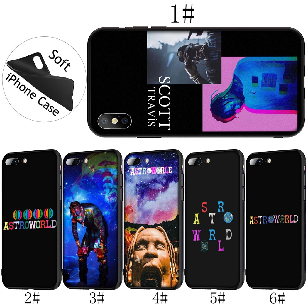 Iphone Xr Xs Max 6s 7 8 Plus 5s Soft Cover Travis Scott Astroworld Phone Case Shopee Malaysia
