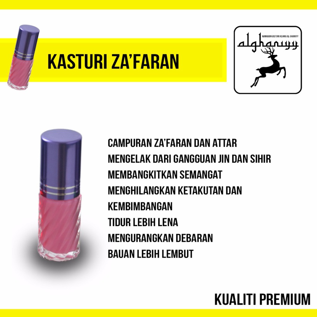 Aroma therapy KASTURI (Kegunaan pelbagai)  Shopee Malaysia