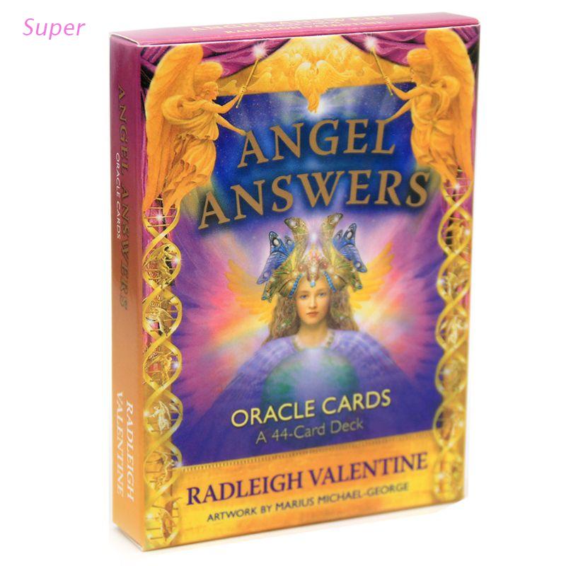 Quality Durable Angel Answers Tarot 44 Oracle Cards Deck Full English Family Friend Party Board Reliable - Image 2