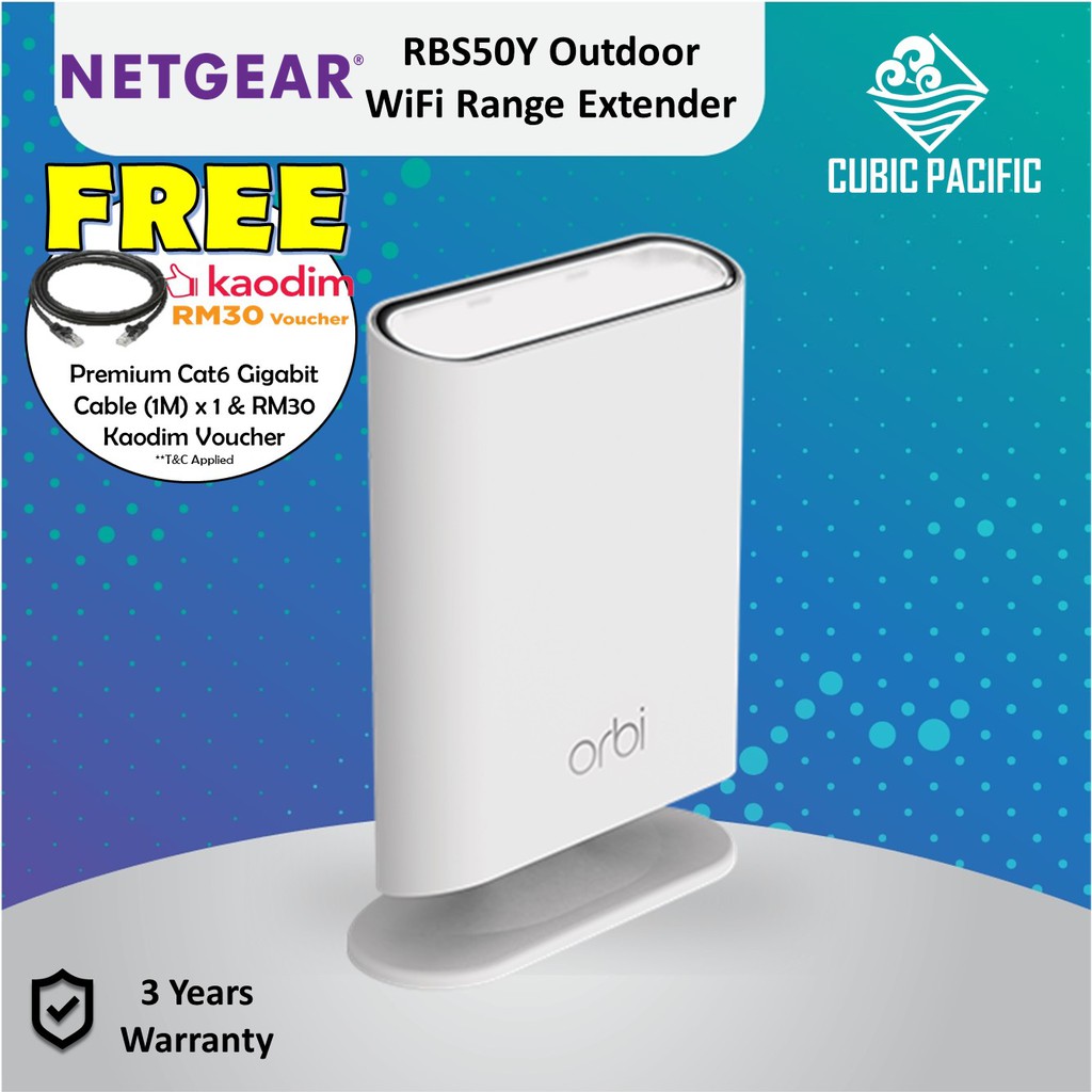 Netgear RBS50Y Orbi Outdoor Weather Resistant Wifi Range