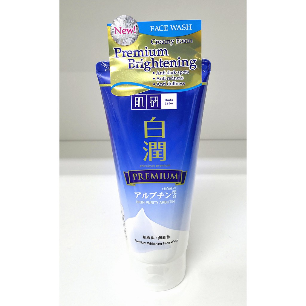 hada labo shirojyun moisturizing face wash