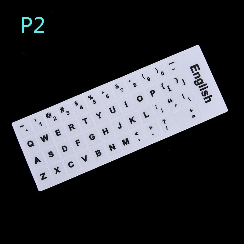 Premium Have English Keyboard Replacement Stickers White Black Any PC Computer Laptop Must - Image 4