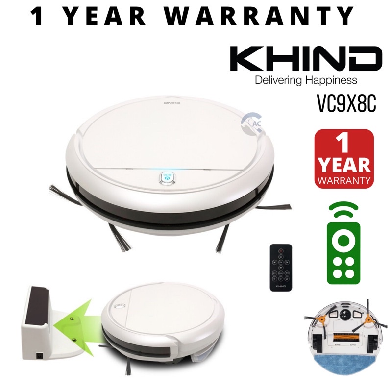 Khind Vacuum Robot/Vaccum Robotic VC9X8C Shopee Malaysia
