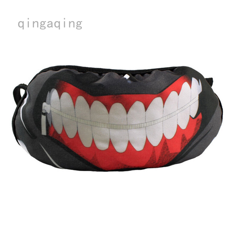 Qingaqing High Quality Clearance Tokyo Ghoul 2 Kaneki Ken Mask Masks Pu Leather Cool Mask Blinder Anime Cosplay Shopee Malaysia