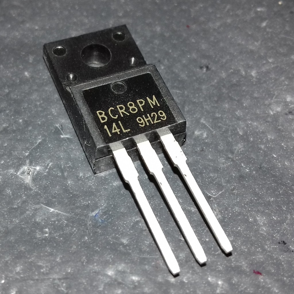 (1144) BCR8PM 14L 8A 700V TRIAC TO-220F | Shopee Malaysia