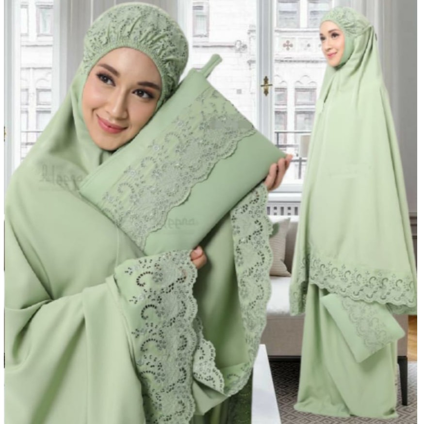 Trendy Accessory Enhance Your Eid al-Fitr Elegance Exquisite Mukenas Ideal Travelers! Telekung Bag Included Style Casual