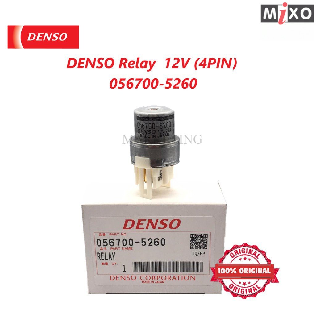 100 ORIGINAL DENSO JAPAN Genuine Toyota, Mitsubitshi, Proton, Perodua Lamp Relay Aircond Relay