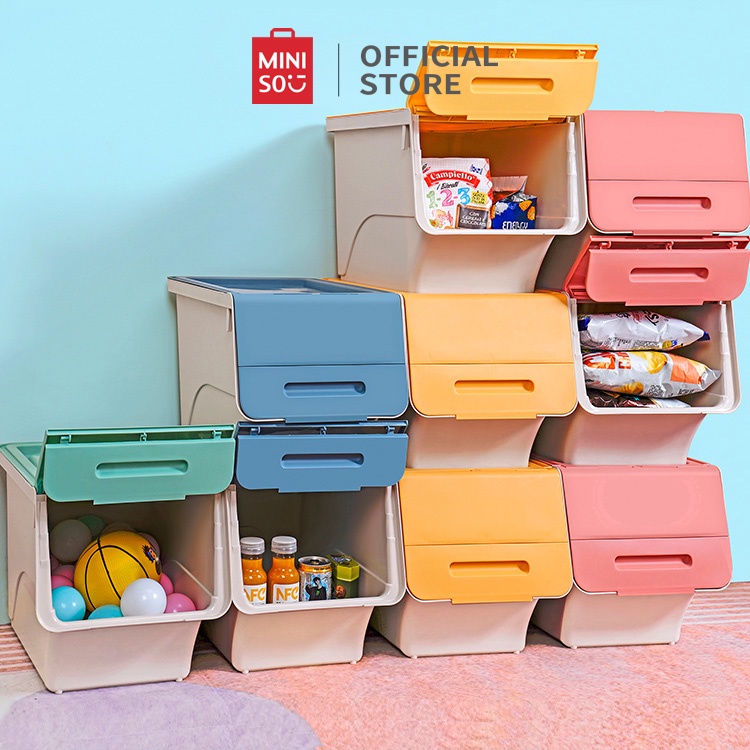 Miniso Hippo Mouth Storage Box Multipurpose Storage Box PP Storage Box Multipurpose Storage Rack