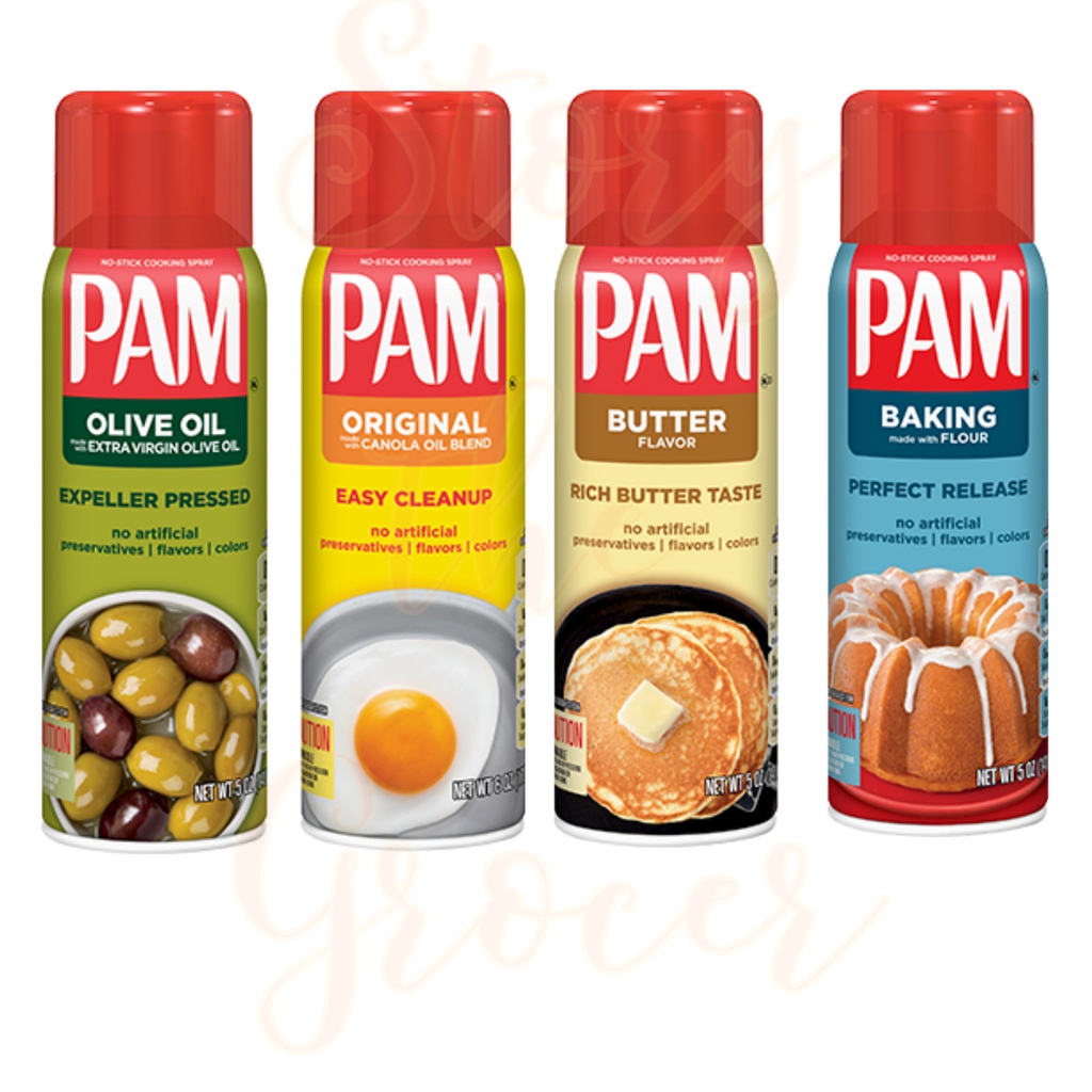 PAM Cooking Spray [ Olive / Original / Butter / Baking] Shopee Malaysia
