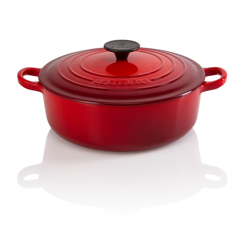 Le Creuset Risotto Pot 30cm Cherry Red Shopee Malaysia