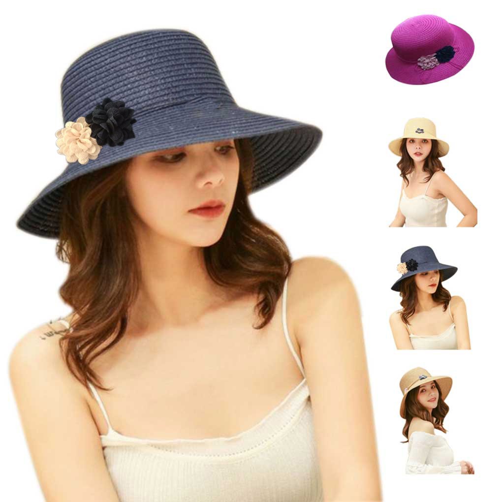 girls straw beach hat