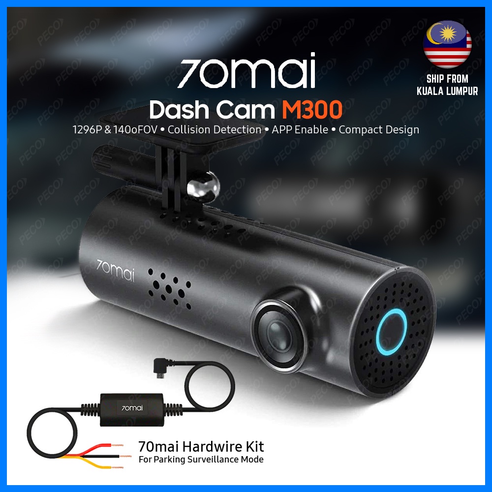 70mai M300 Car Dash Cam Car Recorder Hardwire Hardware Kit 24hour