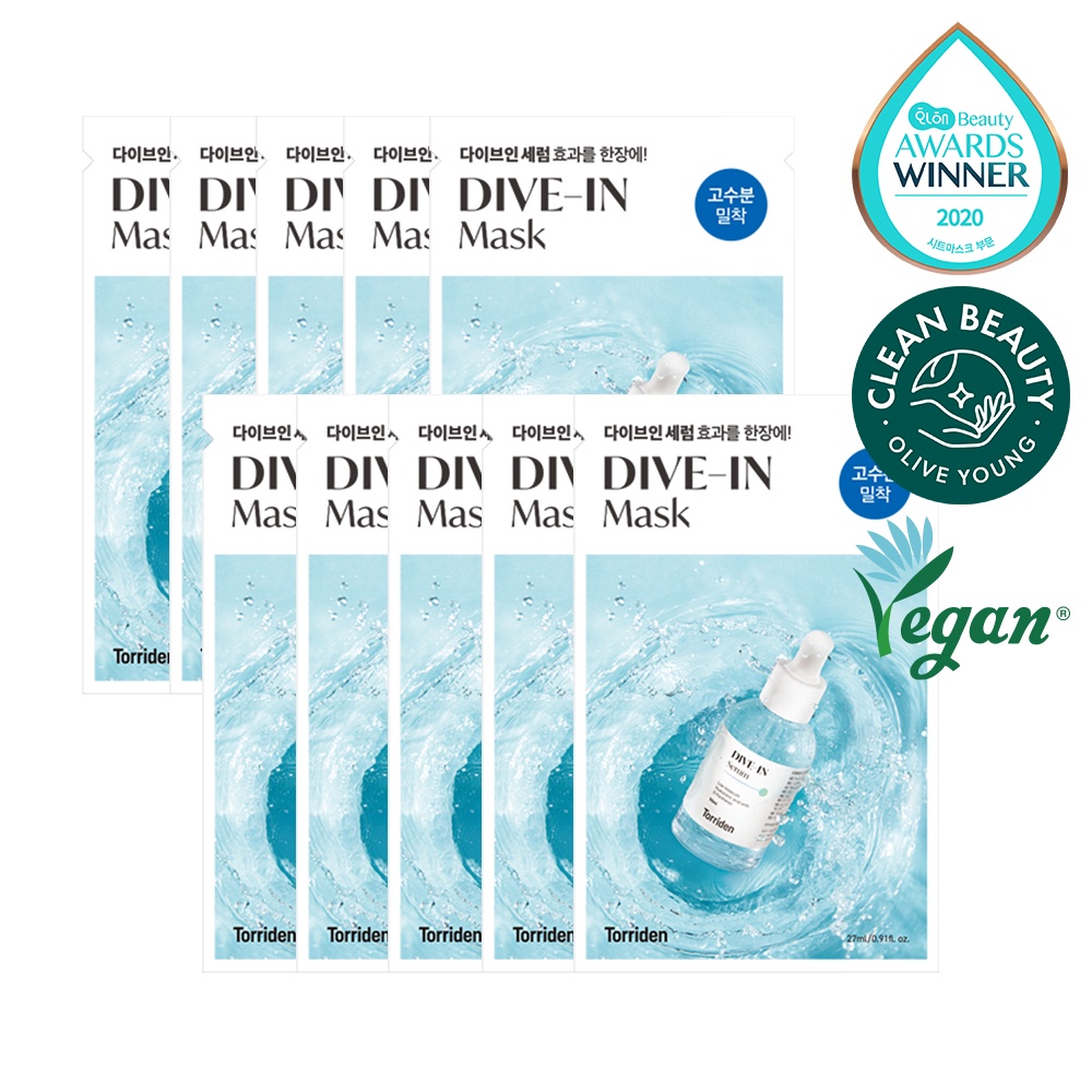 Torriden DIVEIN Lowmolecular Hyaluronic acid Mask