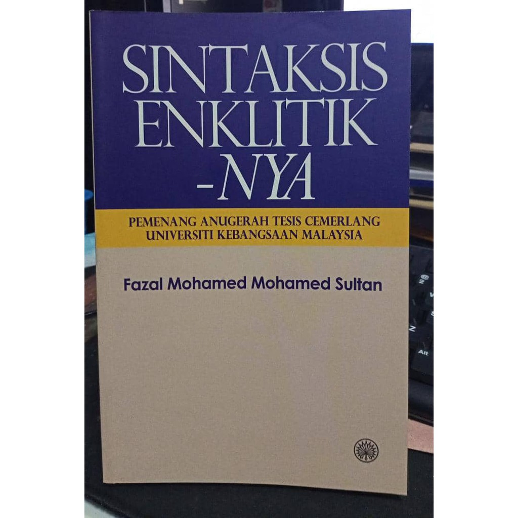 Sintaksis Enklitik Nya Fazal Mohamed Mohamed Sultan Shopee Malaysia