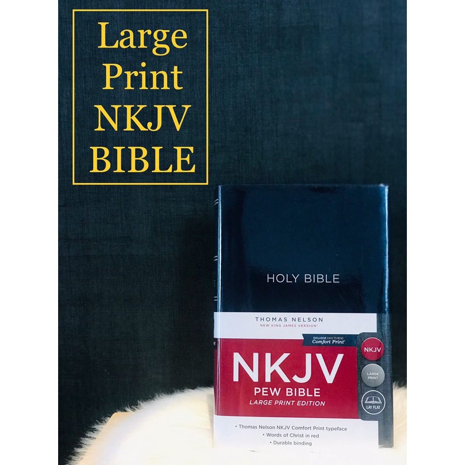 Holy Bible - Large Print NKJV Bible | Shopee Malaysia