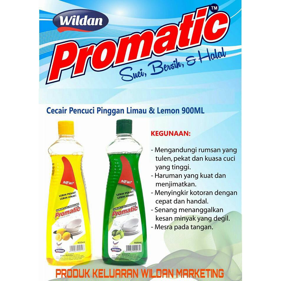 Promatic Pencuci Pinggan Limau 900ml Shopee Malaysia
